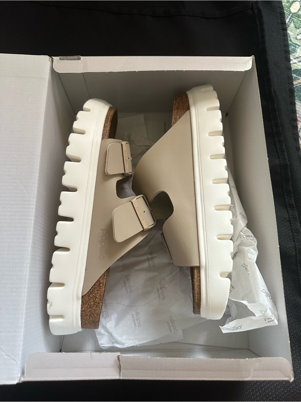 NIB Birkenstock Papillo Chunky Birko-Flor Sandles - Picture 3 of 8